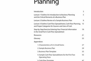 a sample business plan for dairy farming